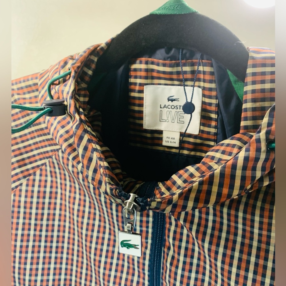 Lacoste windbreaker size Small